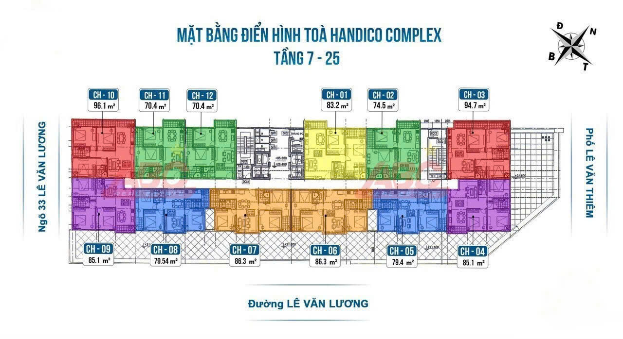 Bán suất ngoại giao tòa Handico Complex 33 Lê Văn Lương sắp mở bán - Ảnh 1